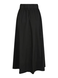 Yara long poplin skirt