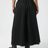 Yara long poplin skirt