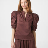 Roella poplin blouse