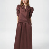 Roella poplin blouse