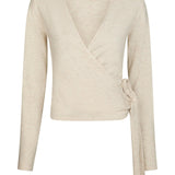 Tilfa knit wrap blouse