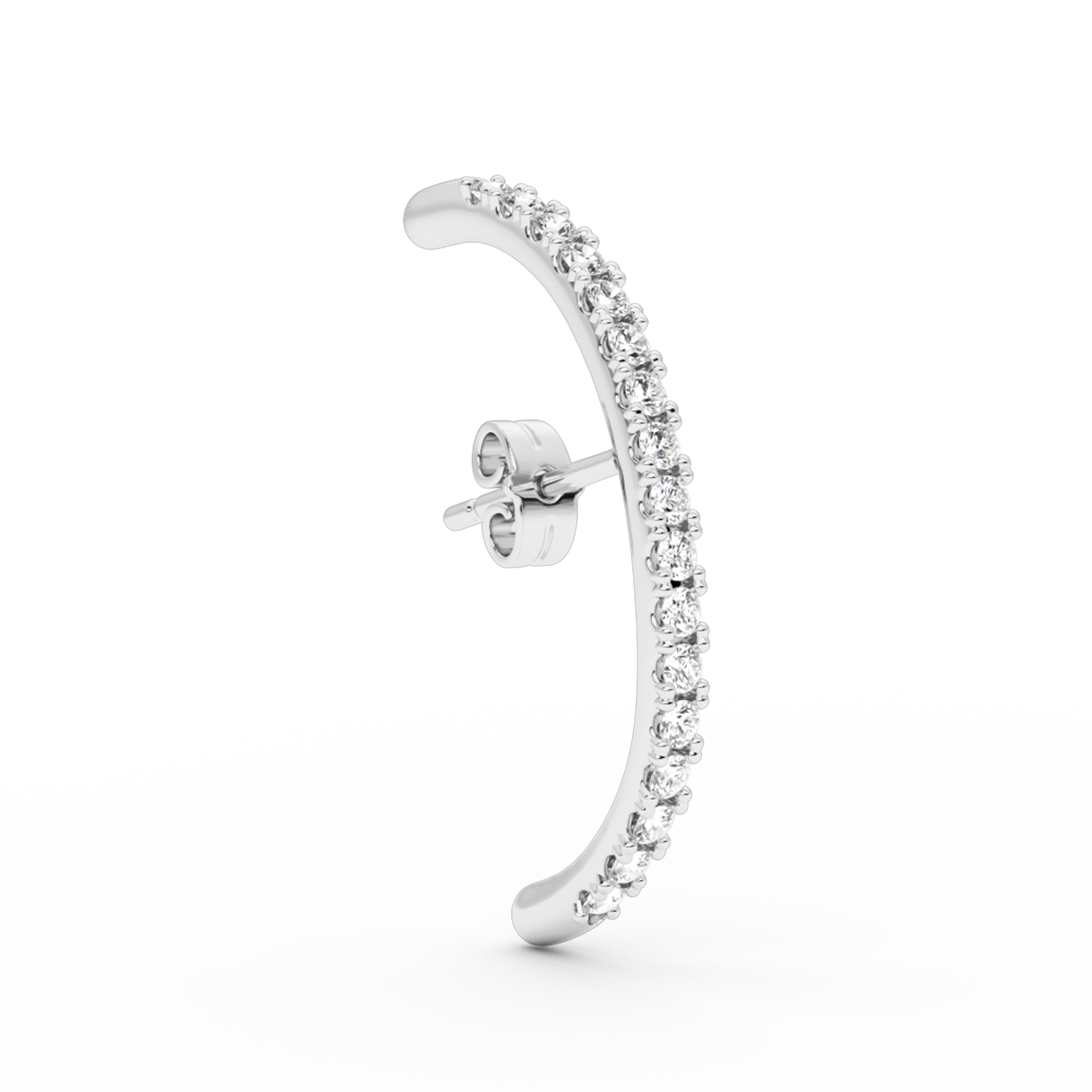 Diamond Long Hug Earstud