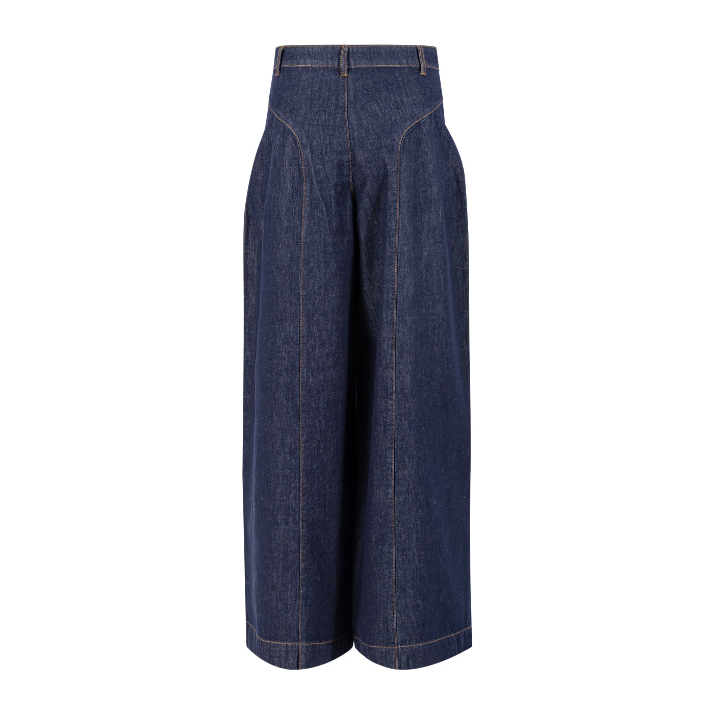High waisted denim pants
