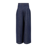 High waisted denim pants