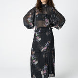Blouse Vintage Floral Print