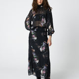 Blouse Vintage Floral Print