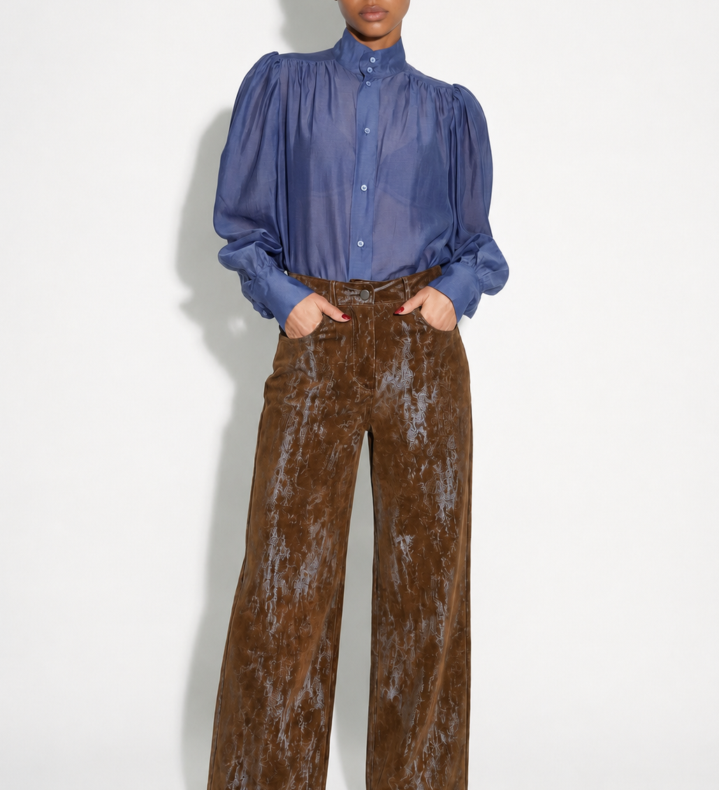 Pantalon Swiggy Velour Used Brown