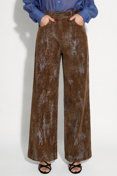 Pantalon Swiggy Velour Used Brown
