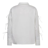 Poppy tie sleeve shirt