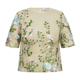 Fuschia blouse