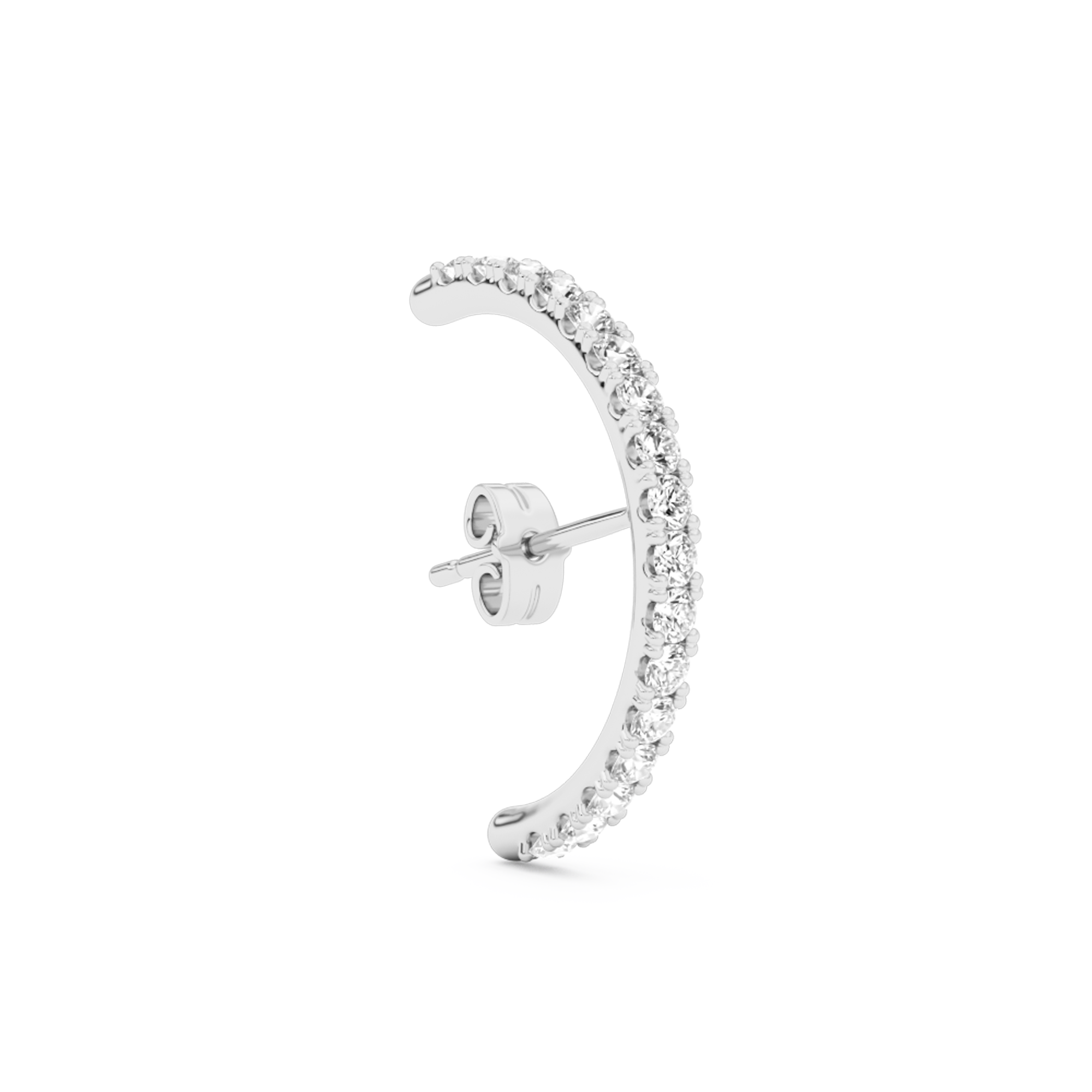 Diamond hug earstud