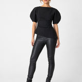 Asymetric Top With Volume Sleeves