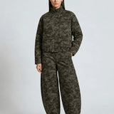 Camouflage Pants With Cutlines - Anna fit