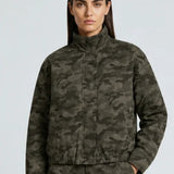 Camouflage Bomber Jacket