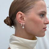 Medium hoop silver