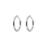 Medium hoop silver