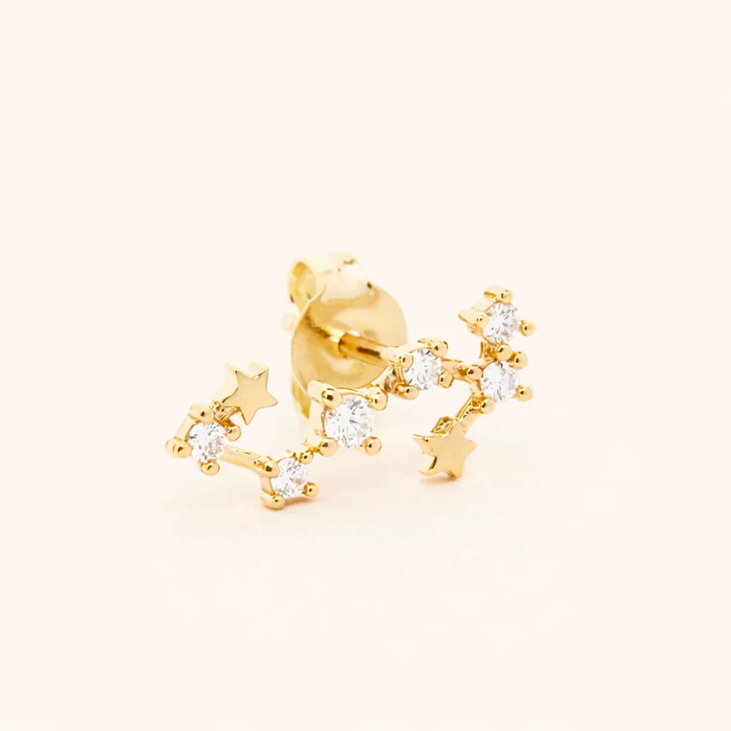 Zodiac Stud Earring