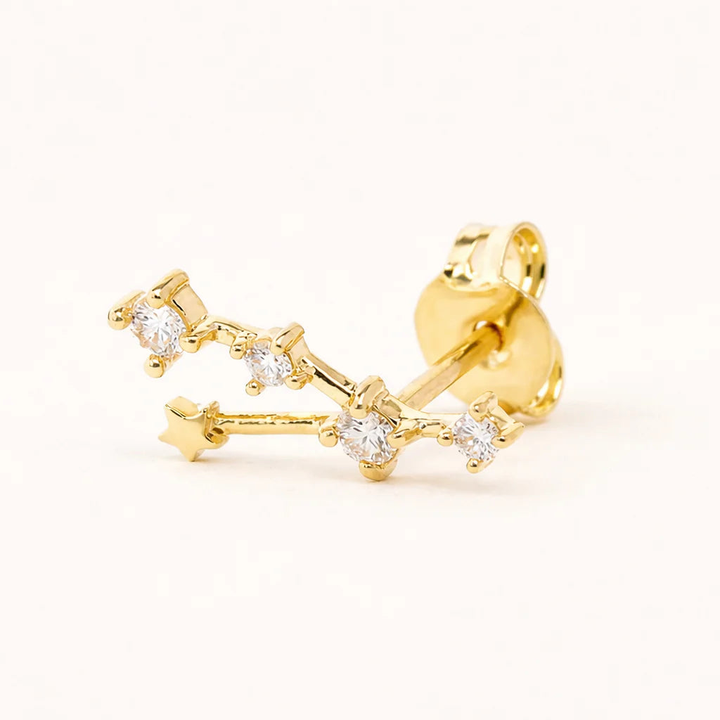 Zodiac Stud Earring