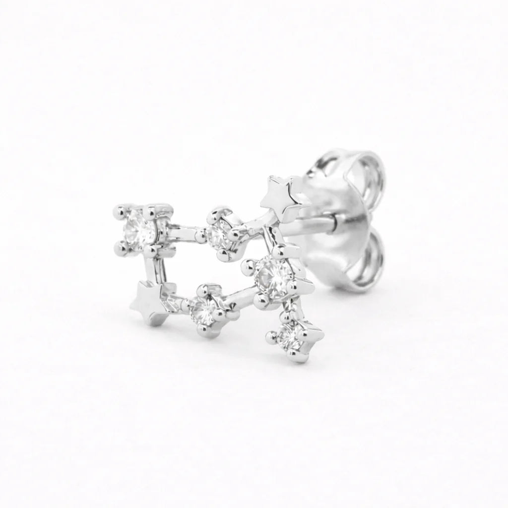 Zodiac Stud Earring