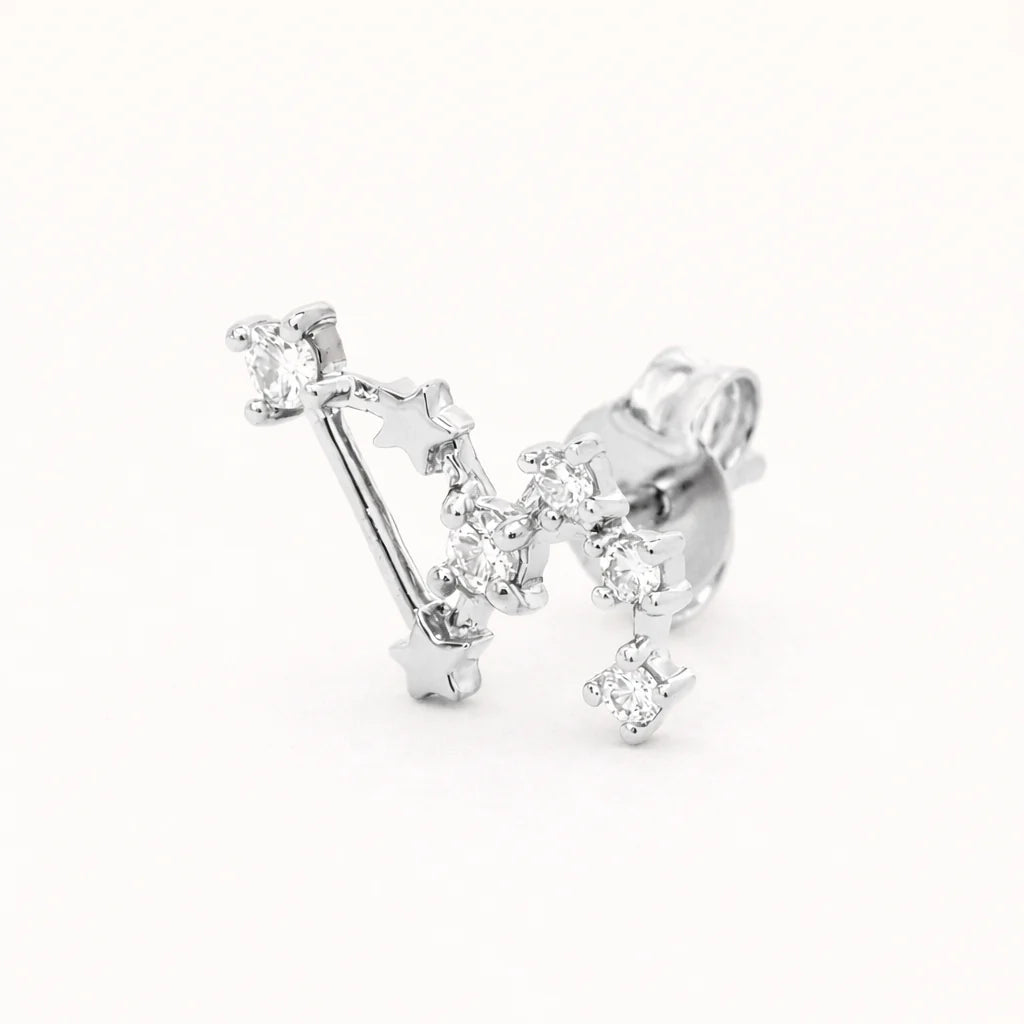 Zodiac Stud Earring