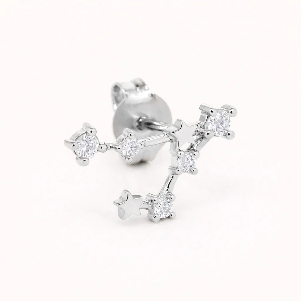 Zodiac Stud Earring