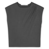 Flowy Top With Gathered Shoulders