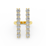 Iris diamond ring