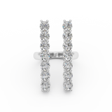 Iris diamond ring