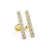 Iris diamond ring