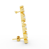 Earstud diamond ray