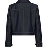 Terry denim jacket