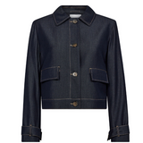 Terry denim jacket