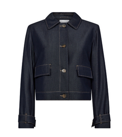 Terry denim jacket