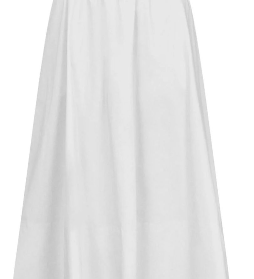 Yara long poplin skirt