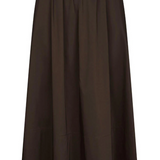 Yara long poplin skirt