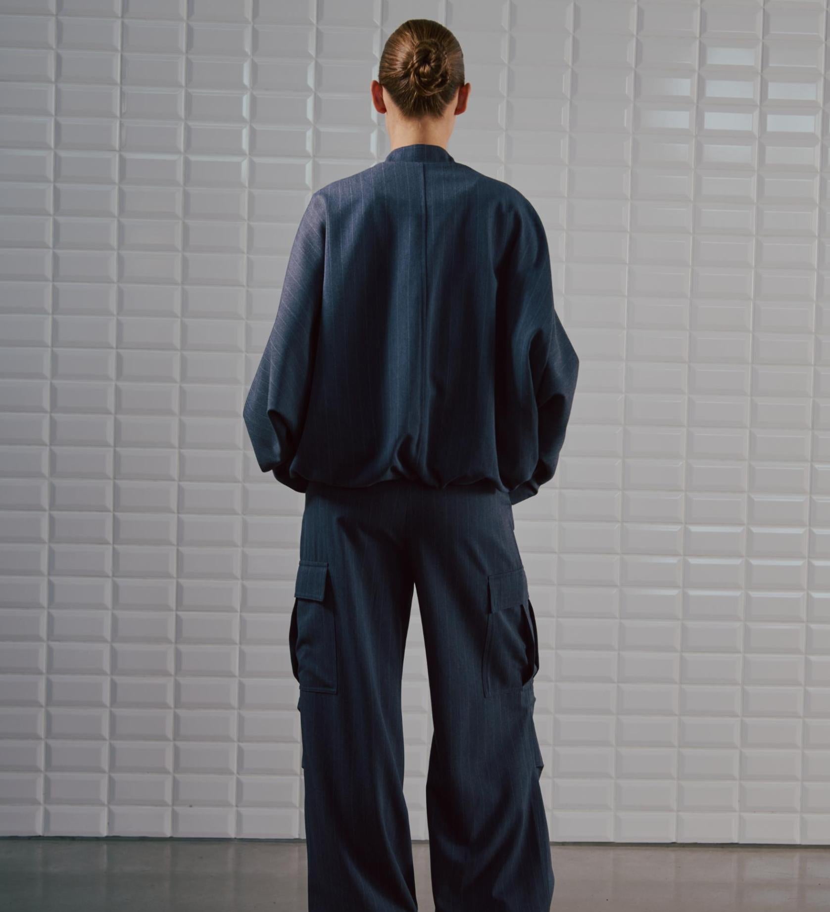 WBLAnna Stripe Batsleve Jacket