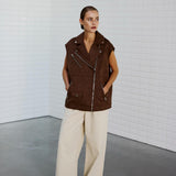 WBLAnalina Vegan Suède Gilet