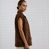 WBLAnalina Vegan Suède Gilet