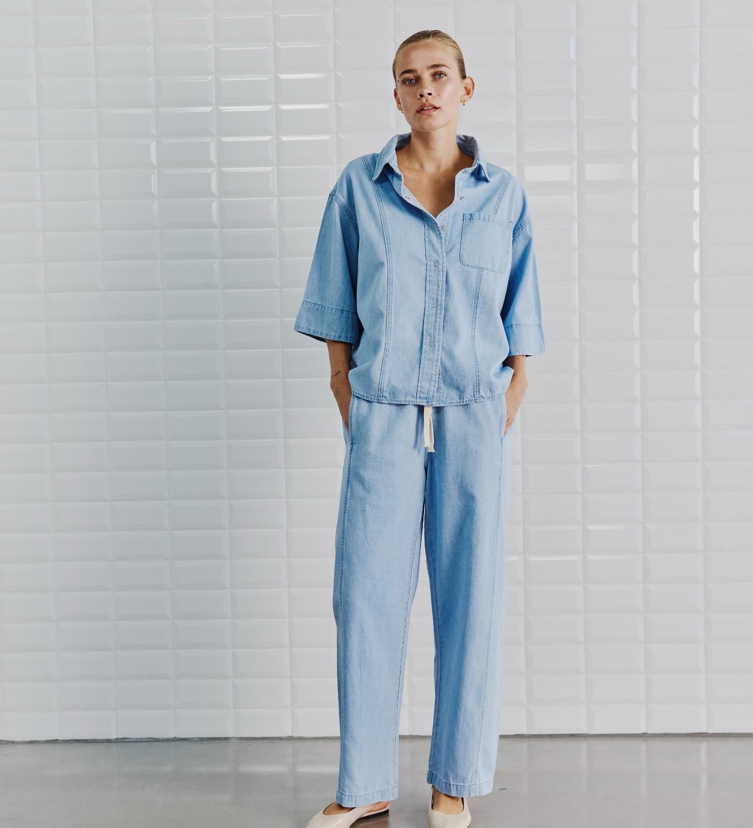 WBLZofia Wide Denim Pant