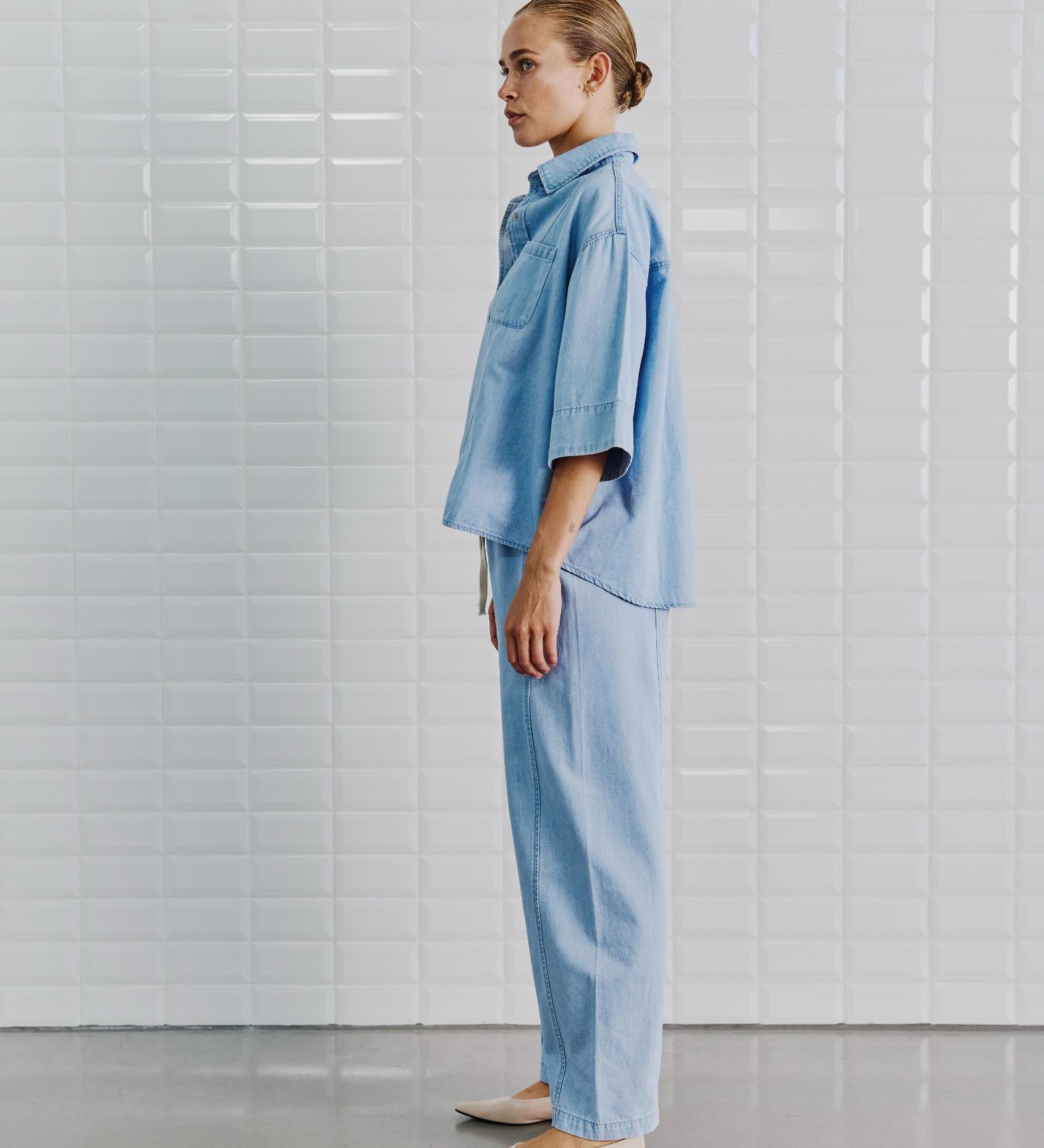 WBLZofia Wide Denim Pant