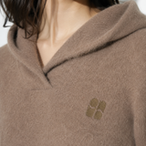 Maille Capuche Nola Kaki