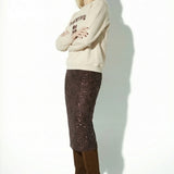 Sweatshirt Eddie Lurex Chocolat