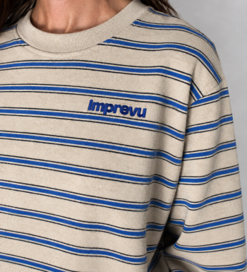 Sweatshirt Eddie Rayure