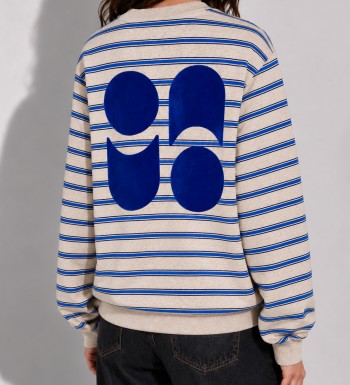 Sweatshirt Eddie Rayure