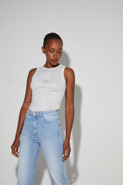Top Theo Lurex Silver